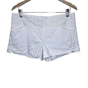 Bebe White Linen Shorts Size 8​
